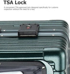 feilario 20in Aluminium Frame PC Hard Shell Spinner Wheels Luggage, Built-In - Image 7