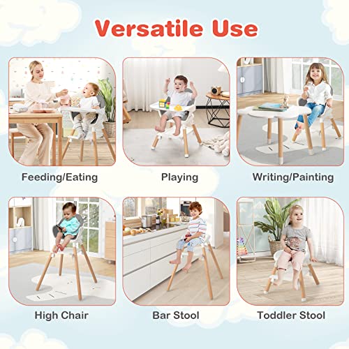 Baby High Chair (Gray)