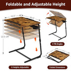 TV Trays Set of 2 (Rustic)