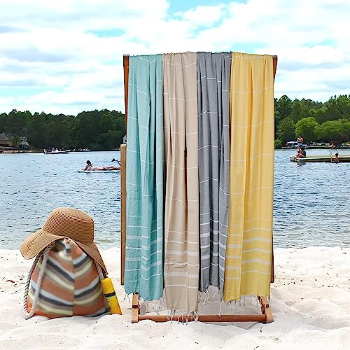 Cotton Turkish Beach Towels (39 x 72 inch ( Beach towel - 4 PACK ) / Multicolor)