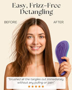 Detangling Comb & Brush Set for Girls (Mermaid)