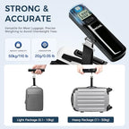 Digital Luggage Scale (Pure Black Battery Free)