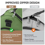 Garment Bags for Travel (Green / Convertible)