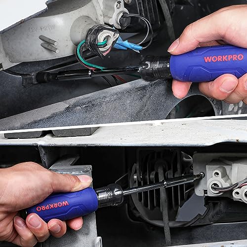 61PC Magnetic Screwdriver Bits & Nut Driver Set with Organizer Bag