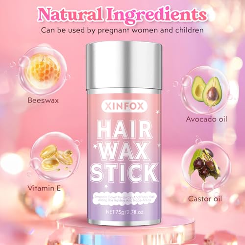 Hair Wax Stick (4 Piece (Pink))