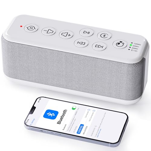 White Noise Machine (White / White - Bluetooth)