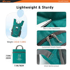 20L Foldable Hiking Backpack Lightweight Packable Travel Daypack with Chest Strap Small Outdoor Folding Back Pack Collapsible Bag for Women Men (Cyan / 20l)