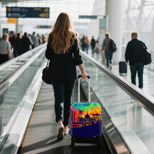 Travel Luggage Cover Suitcase Cover Protector Skins 18 (City / S (for 18--20 inch luggage))