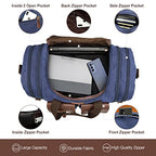 Canvas Duffle Bag (Blue / Large-50L Duffle Bag)