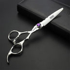SHARONDS 6 Inch 440C High Hardness Stainless Steel Hair Scissors Hair Salon Hair Stylist Cutting Thinning Tool Barber Special (scissors set) (6 inch 2pc-B)
