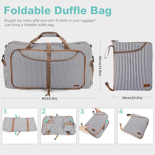 120L Duffle Bag for Travel (120L / Stripe)