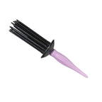 Practical Round Curling Comb Curl Defining Brush Hair Styling Tool for Women for Perfect Hairstyles for Casual Wear or Special Events (purple)