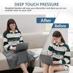 Weighted Lap Blanket 5lb (01-dark Grey / 29" x 24" | 5lbs)