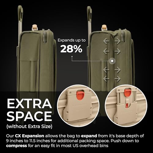 Essential 22" Carry On Expandable Spinner (Olive / 22" Carry-On)
