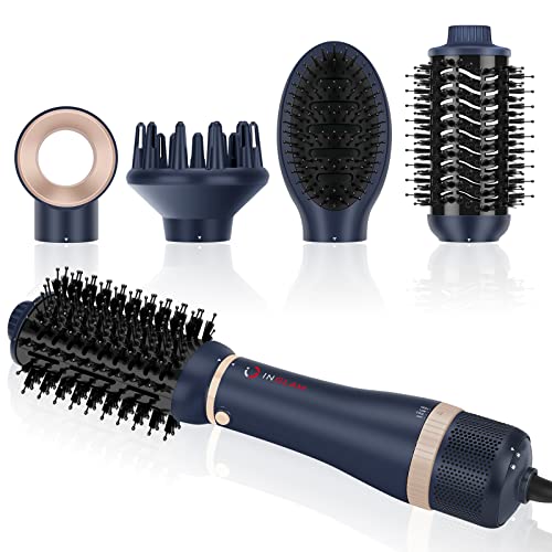 Hair Dryer Brush Set (Prussian Blue)