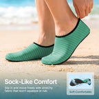 Water Shoes for Women Men Quick (5-6 Women/4-5 Men / Green-w001)