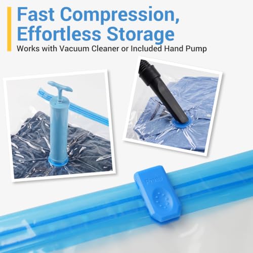 80% Space Saver Vacuum Storage Bags with Hand Pump