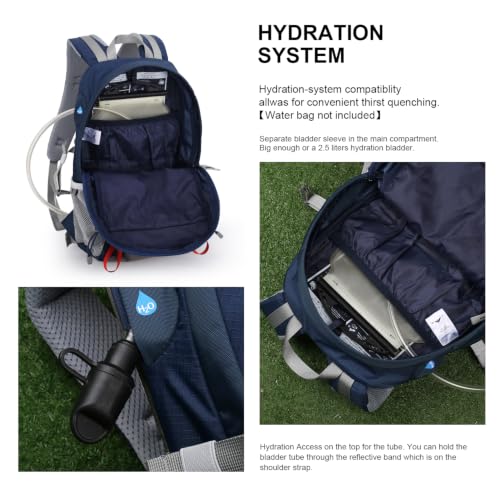 20L Hiking Backpack (Blue&orange-20l / 20L)