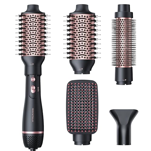 Hair Dryer Brush Set (Matte Black)