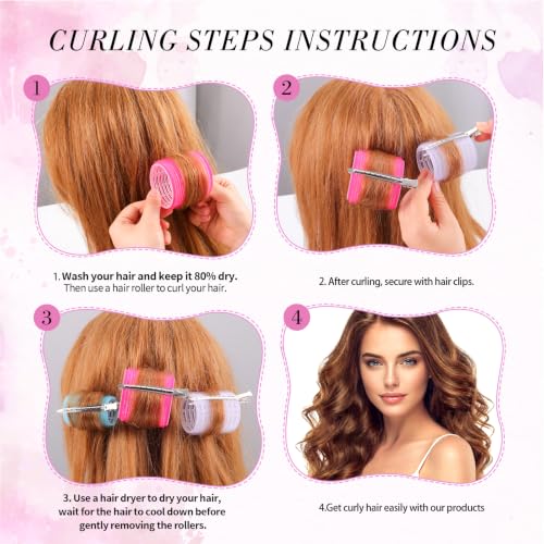 4 Sizes Hair Rollers (Colorful)