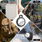 4 Pack MFi Certified Tracker Compatible with Apple Find My (Black)