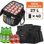 Soft Cooler Bag (Black / 40 Cans)