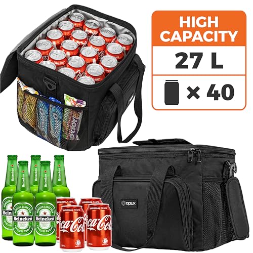 Soft Cooler Bag (Black / 40 Cans)