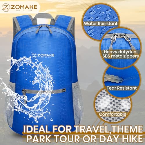 Lightweight Packable Backpack (20L / B-dark Blue 1)