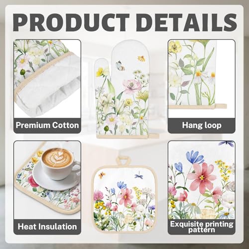 Wildflower Kitchen Decor Set (Spring Wildflower)