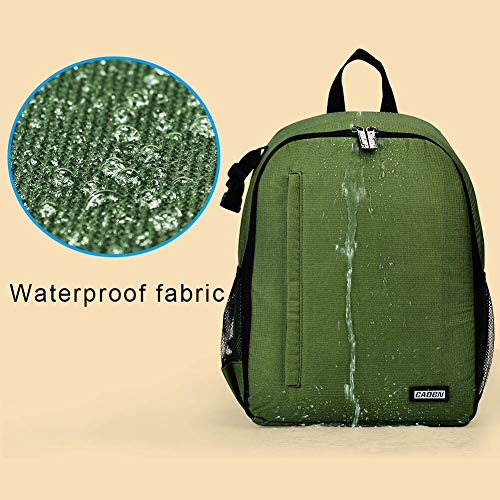 Camera Backpack Bag Professional for DSLR (Green / 2.0 Small)