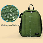 Camera Backpack Bag Professional for DSLR (Green / 2.0 Small)