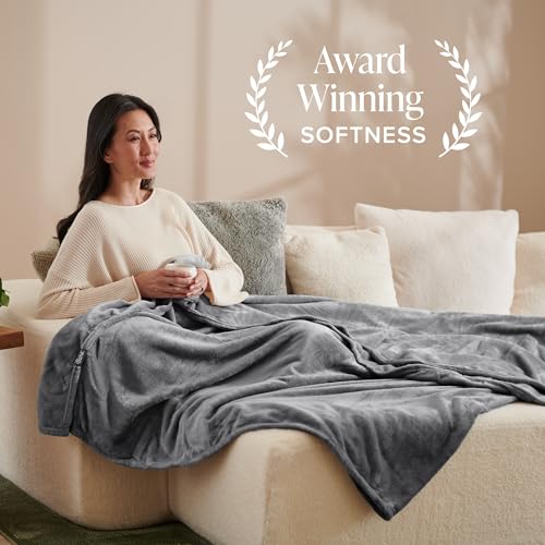 Fleece Blanket Luxury Microplush (Throw XL / 02 - Grey)