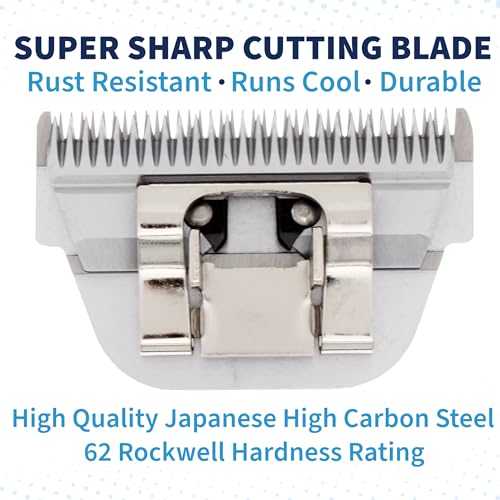 Detachable A Series Wide 15 Blade Dog Grooming Cut Length 3 (15W (3/64" - 1.0mm))