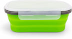 Green Food Grade Silicone Lunch Container Bento Box, Collapsible Food Storage - Image 5