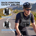 USA Patent Running Hydration Vest Backpack (Grey-02 / Standard)