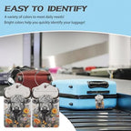 3 Pack Luggage Tag for Suitcase (Highland Cow)