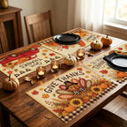 Thanksgiving Placemats 6 Pcs (Thanksgiving Turkey)