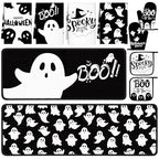 10 Pcs Halloween Kitchen Decor Set (Black, White / Cute Ghost)