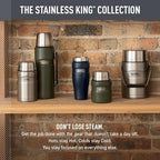 Stainless King Stainless Steel Tumbler (Rustic Red / 16 ounces / No Handle)