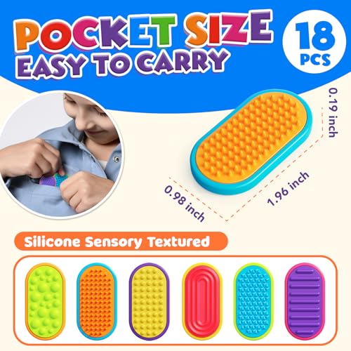 Sensory Fidget Magnet Toys for Kids (18pcs)
