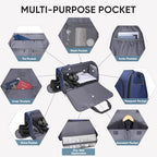 Garment Bags for Travel (Navy / Convertible)
