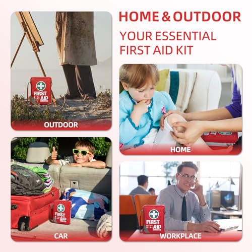 First Aid Kit (Red / 175 Piece Set)