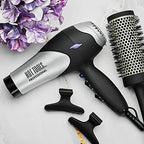 Pro Artist Turbo Styling Hair Dryer (Silver/Black / 1 Count (Pack of 1))