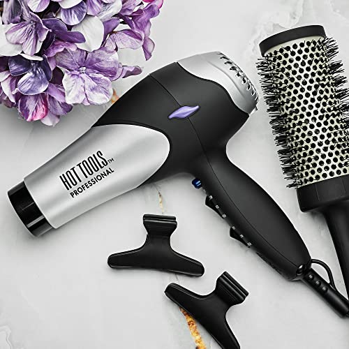 Pro Artist Turbo Styling Hair Dryer (Silver/Black / 1 Count (Pack of 1))