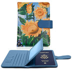 Rfid Passport Holder for Travel women (Blue2)