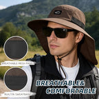 Outdoor Sun Hat for Men Women (1pack-brown)