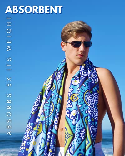 Microfiber Beach Towel (Mykonos)