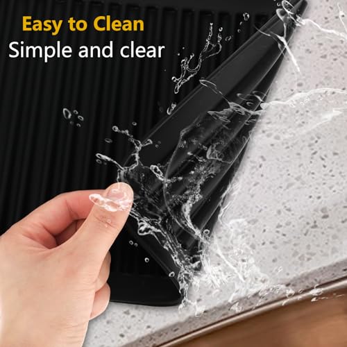 Large Heat Resistant Mat for Styling Tools (Black)