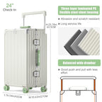 Aluminium Frame Checked (White& Green / 24 inch)