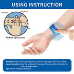 2 Pairs Motion Sickness Bands (2 Pairs-black & Black / 2 Pairs (Pack of 1))